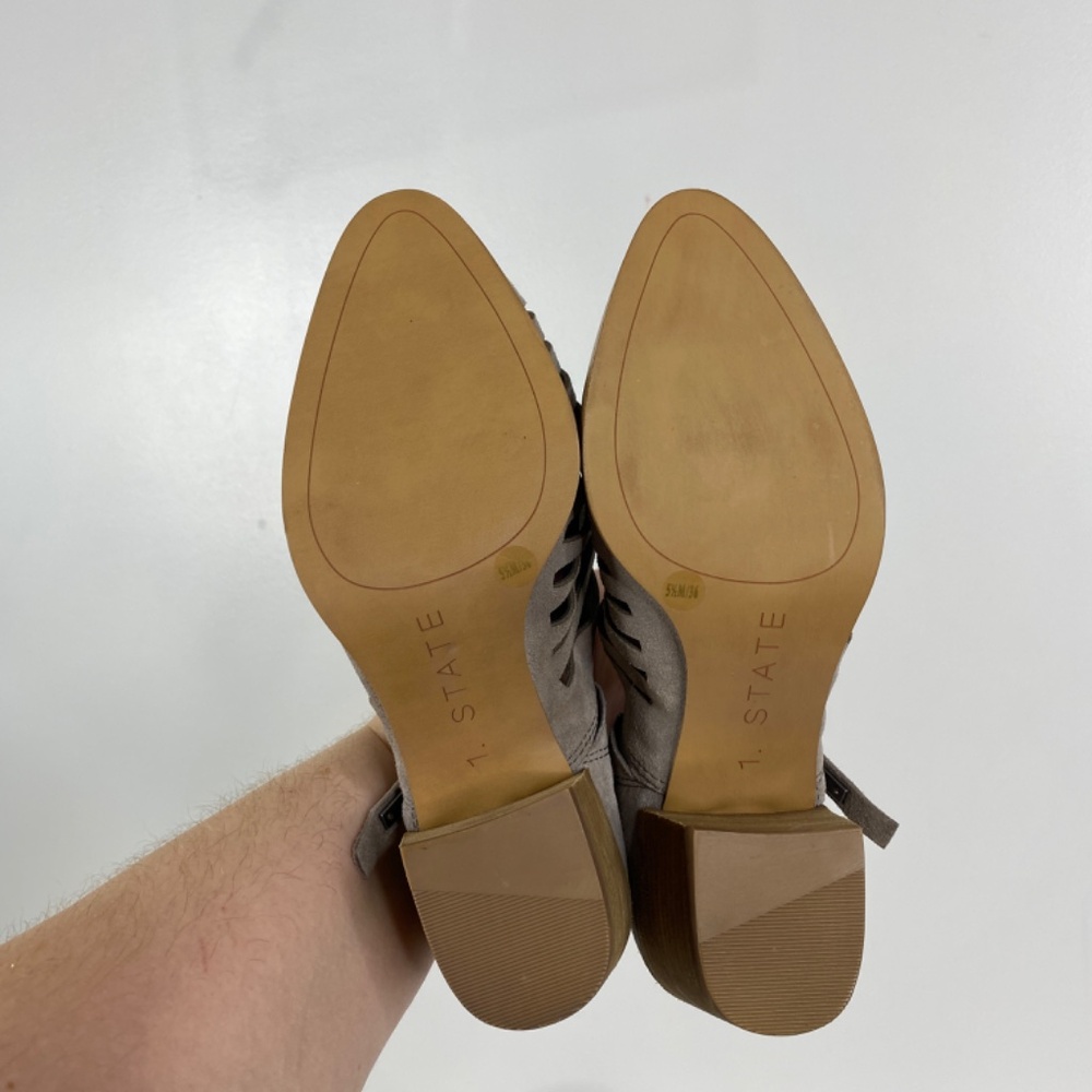 1. State Suede Ankle Bootie Gray Sz. 5.5 - Picture 16 of 16
